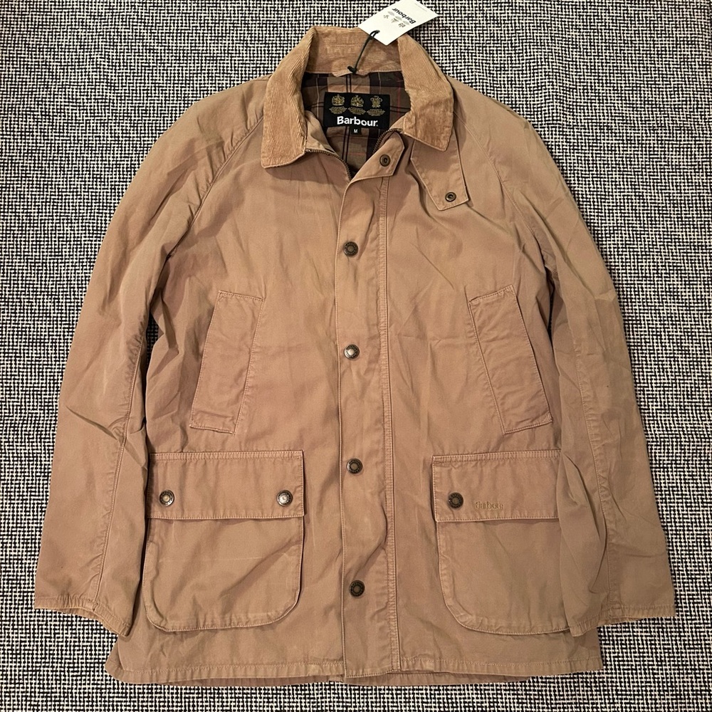 Barbour Ashby Casual Men's Beige Field Jacket